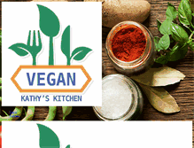 Tablet Screenshot of kathysvegankitchen.com